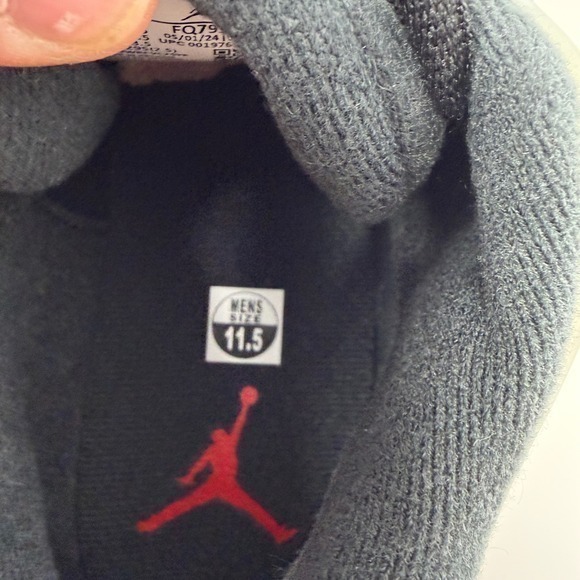 Air Jordan 4 RM Black/Gym Red/Sail/Coconut Sneakers Mens 11.5 - NWT FQ7939 006 - Picture 10 of 16